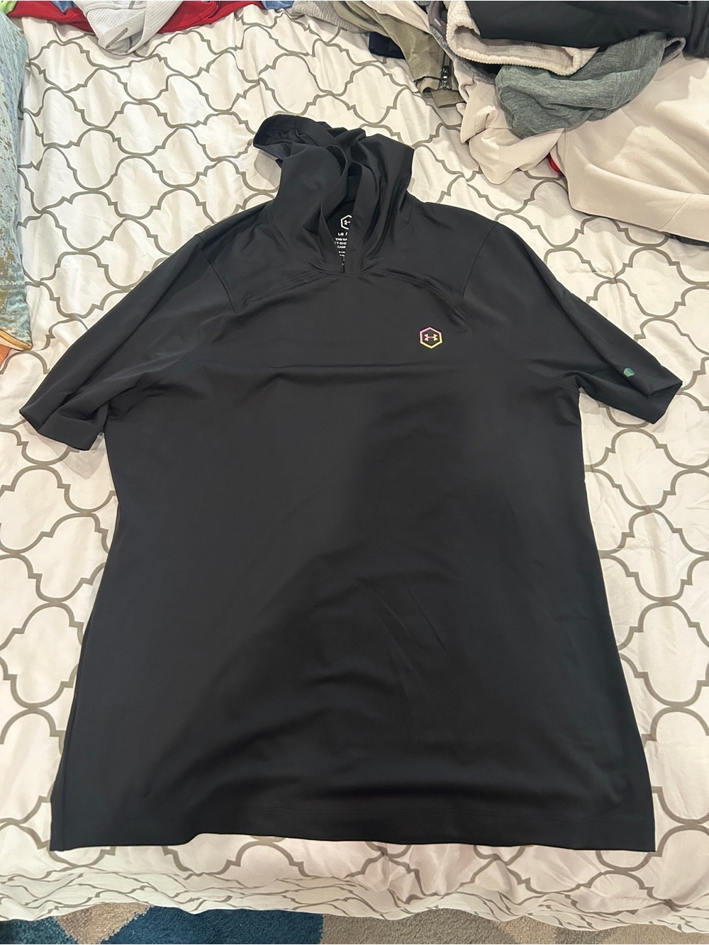 Under Armour rush tee with hood